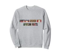Drapeau américain des Racines africaines cultivées par Les États-Unis Mois de l'histoire des Noirs Sweatshirt