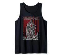 Drapeau américain des Templiers « I Will Fear No Evil » Psaume 23:4 Débardeur