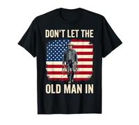 Drapeau américain « Don't Let The Old Man in Cowboy » T-Shirt