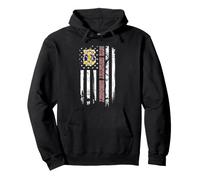 Drapeau américain du 15e régiment d'infanterie pour la fête des Anciens Combattants Sweat à Capuche