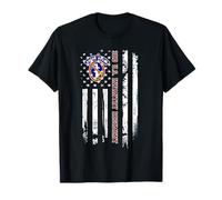Drapeau américain du 3e régiment d'infanterie des États-Unis pour la fête des Anciens Combattants T-Shirt