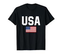 Drapeau américain du 4 Juillet Memorial Day American Pride Patriot T-Shirt Graphique avec Valeur