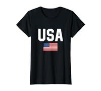 Drapeau américain du 4 Juillet Memorial Day American Pride Patriot T-Shirt Graphique avec Valeur