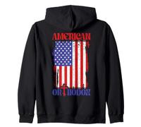 Drapeau américain du christianisme orthodoxe Oriental Sweat à Capuche