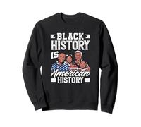 Drapeau américain du Mois de l'histoire des Noirs Sweatshirt