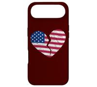 Drapeau américain en Forme de cœur brisé - Heartbreak Patriotique Coque pour iPhone Air
