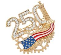 Drapeau Américain Épingle De Revers,Métal Avec Strass Scintillant Et Brillant, Couleurs Du Drapeau Américain | Broches Pour Le 4 Juillet, Fête Nationale Américaine,Pour Anciens Combattants Sacs À Dos