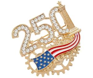 Drapeau Américain Épingle De Revers,Métal Avec Strass Scintillant Et Brillant, Couleurs Du Drapeau Américain | Broches Pour Le 4 Juillet, Fête Nationale Américaine,Pour Anciens Combattants Sacs À Dos