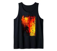 Drapeau Américain Fin Ligne Rouge Pompier Honor Courage Débardeur