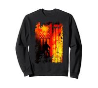 Drapeau Américain Fin Ligne Rouge Pompier Honor Courage Sweatshirt