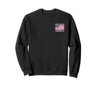 Drapeau américain « God Bless America » Bannière des États-Unis Sweatshirt