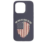 Drapeau américain « God Shed His Grace Christian Patriot » Coque pour iPhone 15 Pro