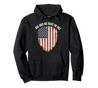 Drapeau américain « God Shed His Grace Christian Patriot » Sweat à Capuche