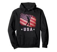 Drapeau américain Golf Stars and Stripes US Golfer Sweat à Capuche