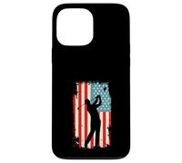 Drapeau américain Golf Swing Club USA Coque pour iPhone 13 Pro Max