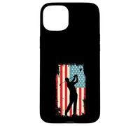 Drapeau américain Golf Swing Club USA Coque pour iPhone 15 Plus