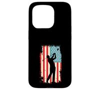 Drapeau américain Golf Swing Club USA Coque pour iPhone 15 Pro