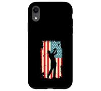 Drapeau américain Golf Swing Club USA Coque pour iPhone XR