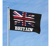Drapeau américain, Grande-Bretagne, drapeaux de jardin britanniques, printemps, été, automne, hiver, décoration d'intérieur, bannière double face, légère, 90 x 150 cm, bannières d'extérieur amusant