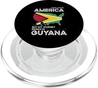 Drapeau américain Guyanais Patriote américain cultivé aux États-Unis PopSockets PopGrip pour MagSafe