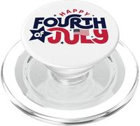 Drapeau américain Happy 4th of July Independence Day Patriotic Pride PopSockets PopGrip pour MagSafe
