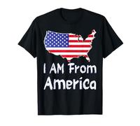 Drapeau américain « I Am From America » T-Shirt