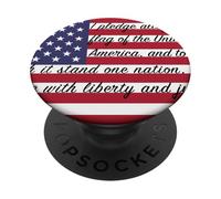 Drapeau américain I Pledge Allegiance PopSockets PopGrip Adhésif