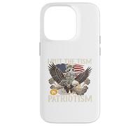 Drapeau américain « I Put The Tism in Patriotism Athletic Eagle Raccoon » Coque pour iPhone 14 Pro