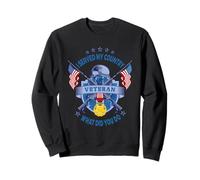 Drapeau américain « I Veteran Served My Country What Did You Do » Sweatshirt