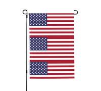 Drapeau américain imprimé cour jardin bannière polyester double face drapeau extérieur moderne vacances extérieur décoration cadeau