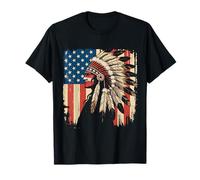 Drapeau américain Indien T-Shirt