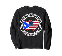 Drapeau américain Lucky to Be Porto Rican Proud to Be Sweatshirt