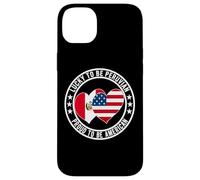 Drapeau américain « Lucky To Be Proud To Be » Coque pour iPhone 14 Plus