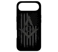 Drapeau américain maçonnique carré et Boussole - Franc-maçon Coque pour iPhone Air