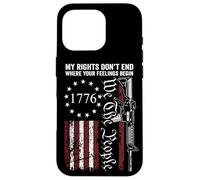 Drapeau américain My Rights Don't End Where Your Feelings Begin Coque pour iPhone 16 Pro