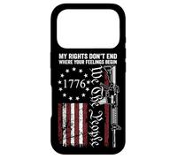 Drapeau américain My Rights Don't End Where Your Feelings Begin Coque pour iPhone 17 Pro