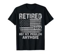 Drapeau américain « Not My Problem Anymore » 2027 T-Shirt