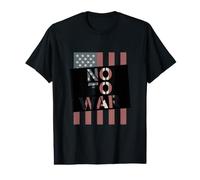 Drapeau américain Not My War Pro Peace Freedom Déclaration T-Shirt Graphique avec Valeur