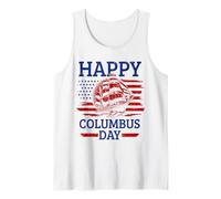 Drapeau américain Patriotique 1492 de Christophe Colomb Débardeur