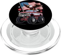 Drapeau américain Patriotique Aigle Jour de l'indépendance 4 Juillet PopSockets PopGrip pour MagSafe