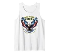 Drapeau américain Patriotique américain Motif Aigle Débardeur