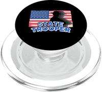 Drapeau américain Patriotique américain - Trooper de l'État des États-Unis PopSockets PopGrip pour MagSafe