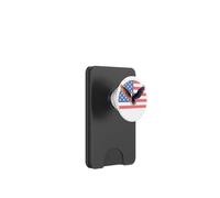 Drapeau américain Patriotique du pygargue à tête Blanche, Symbole de la liberté des États-Unis PopSockets PopWallet pour MagSafe