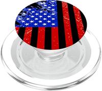 Drapeau américain Patriotique en Lambeaux Non fané PopSockets PopGrip pour MagSafe