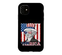 Drapeau américain Patriotique Merica George Washington du 4 Juillet Coque pour iPhone 11