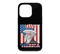 Drapeau américain Patriotique Merica George Washington du 4 Juillet Coque pour iPhone 13 Pro