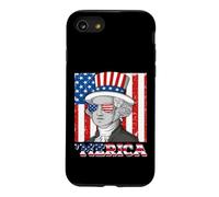 Drapeau américain Patriotique Merica George Washington du 4 Juillet Coque pour iPhone SE (2020) / 7/8