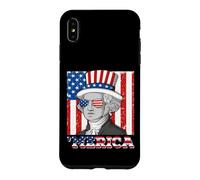 Drapeau américain Patriotique Merica George Washington du 4 Juillet Coque pour iPhone XS Max