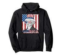 Drapeau américain Patriotique Merica George Washington du 4 Juillet Sweat à Capuche