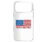 Drapeau américain Patriotique Pilates Vibes Only 4 Juillet USA Coque pour iPhone 17 Pro Max